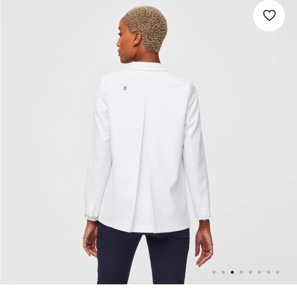 Figs White Women's Lab Blazer - Picture 2 of 7